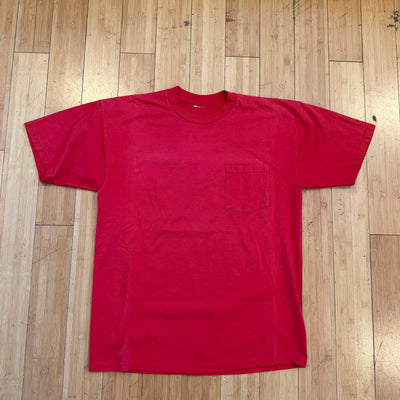 Vintage Minix & Son Tire Service Pocket Tee - Red