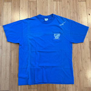 Vintage Main Street Pier Daytona Beach Pocket Tee - Blue