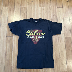 Vintage 1994 Gibson Guitars 100 Years Anniversary Tee - Black