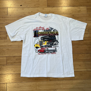 2005 Horsepower at the Park Car Show Tee - White (#2)