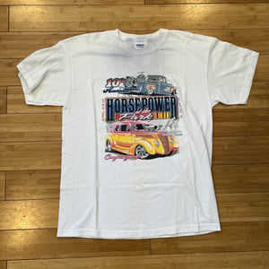 2007 Horsepower at the Park 10th Annual Car Show Tee - White