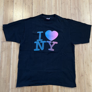 Vintage I Love NY Gradient Tee - Black