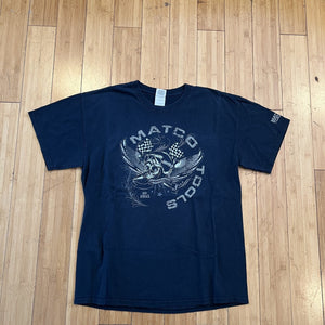 Matco Tools Winged Skull Racing Tee - Faded Black
